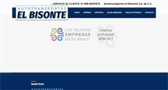 Desktop Screenshot of bisonte.com.mx